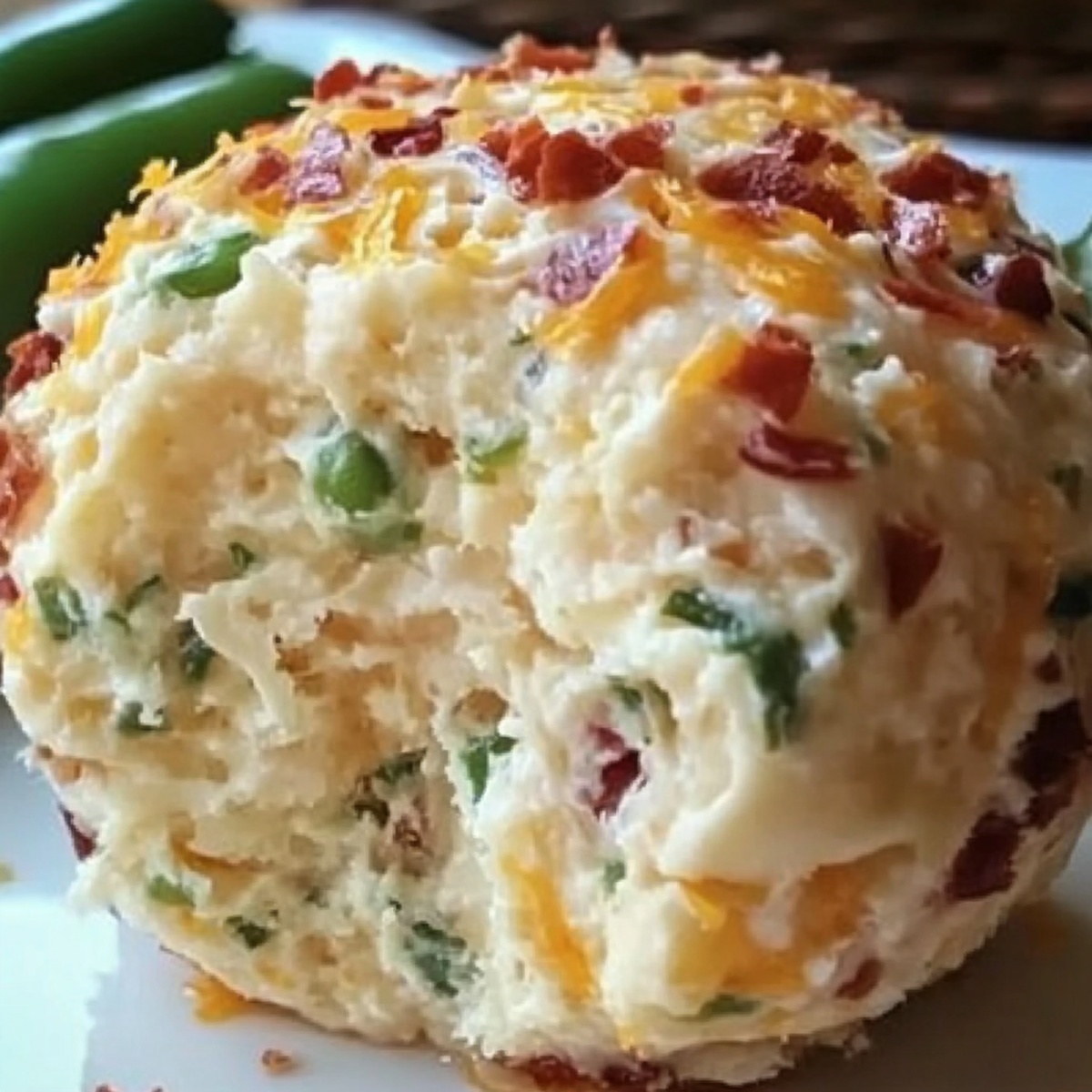 Spicy Jalapeno Popper Cheese Ball Recipe