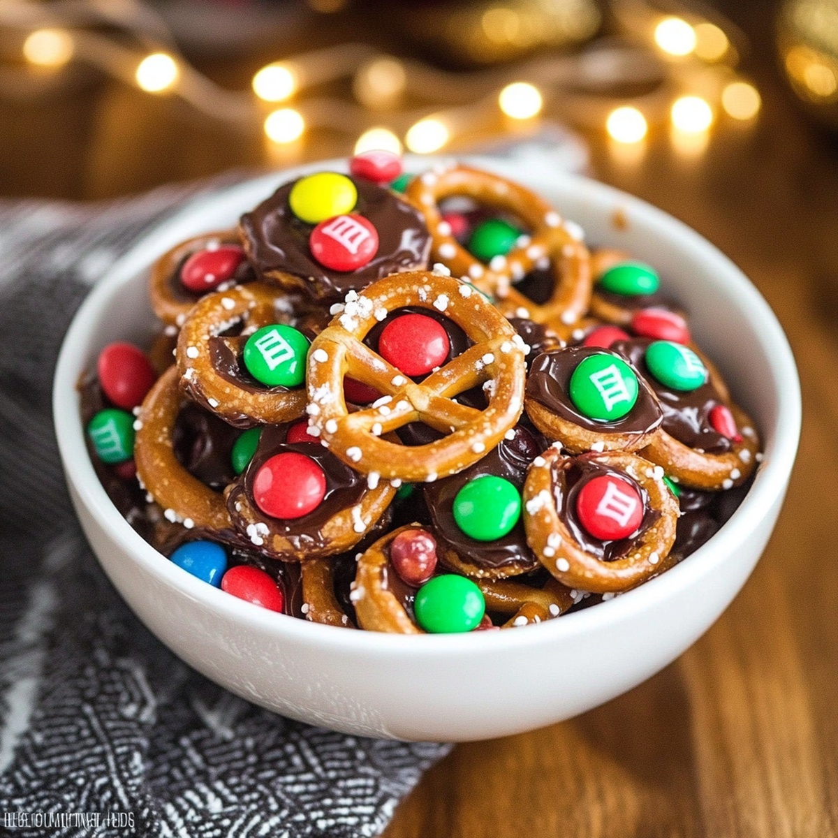 Irresistible Rolo Pretzels With M&M Candies Recipe