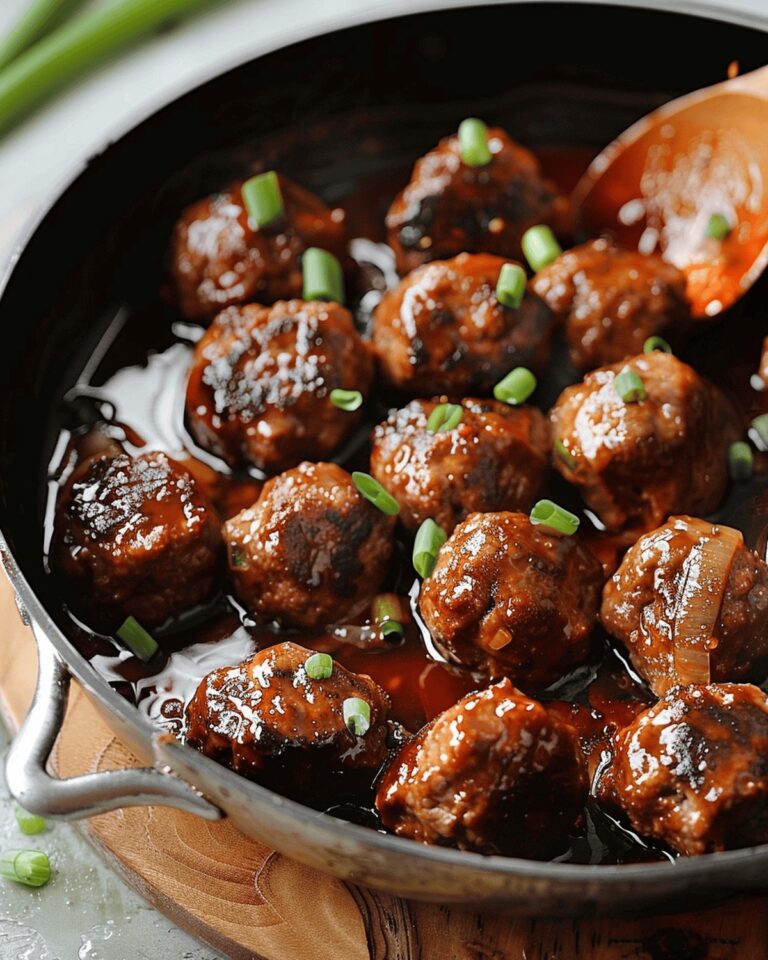 Savory Mongolian Meatballs Delight Recipe