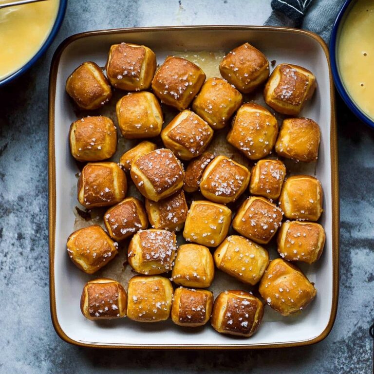 Crispy Soft Pretzel Bites Recipe