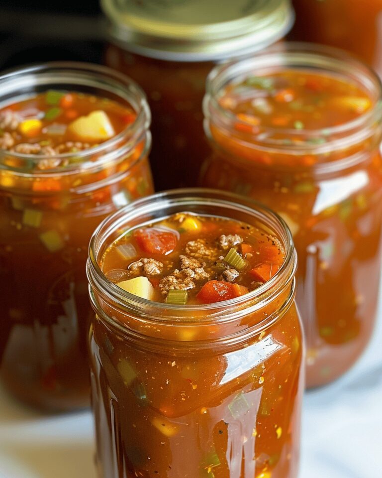 Hearty Garden Hamburger Soup Recipe