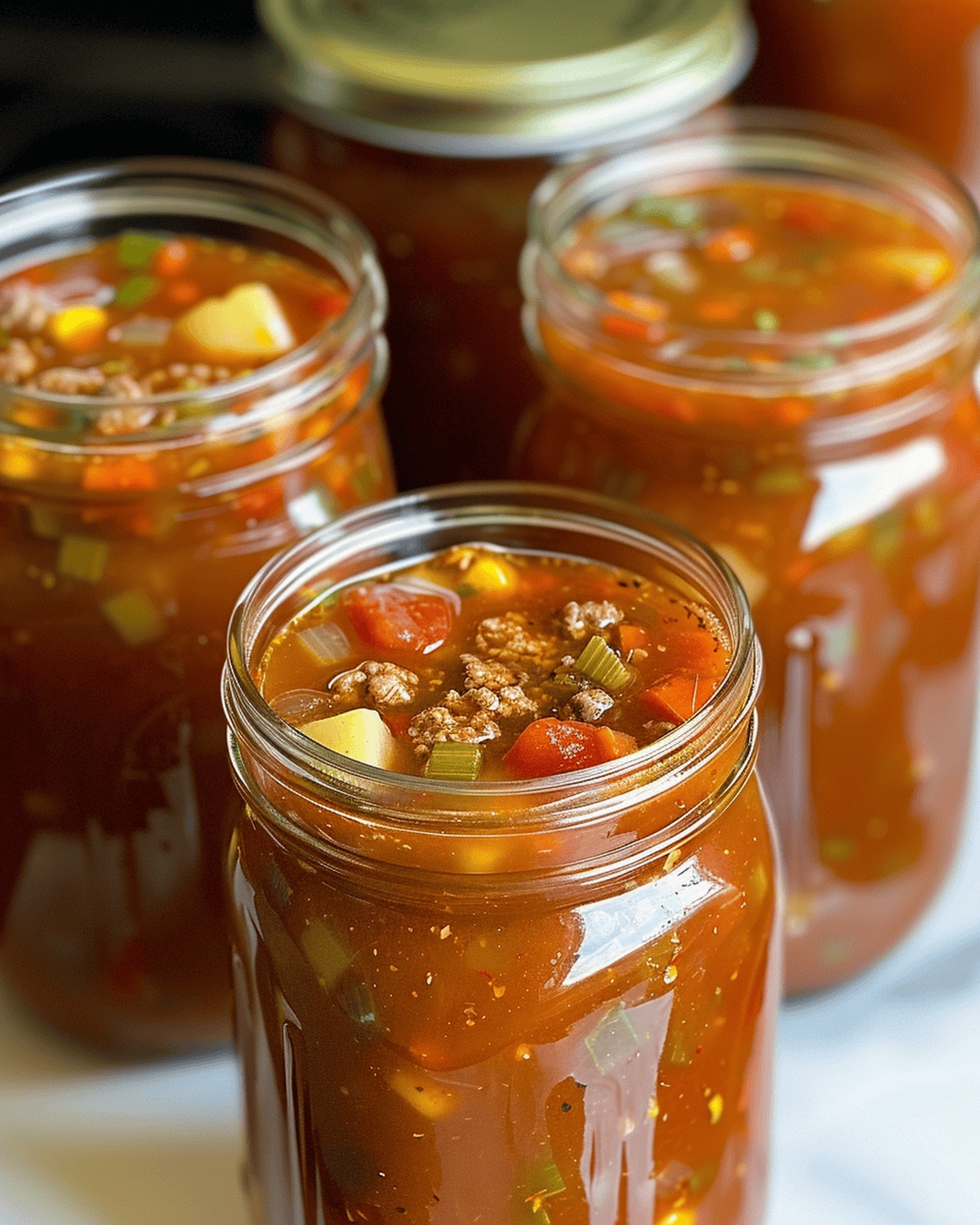Hearty Garden Hamburger Soup Recipe