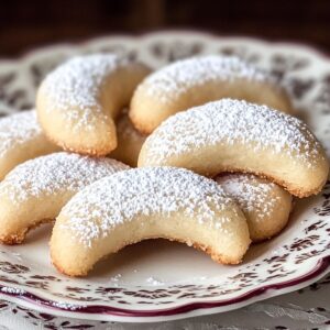 Buttery Almond Crescent Cookies Recipe