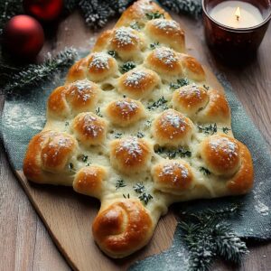 Festive Christmas Tree Bread Recipe