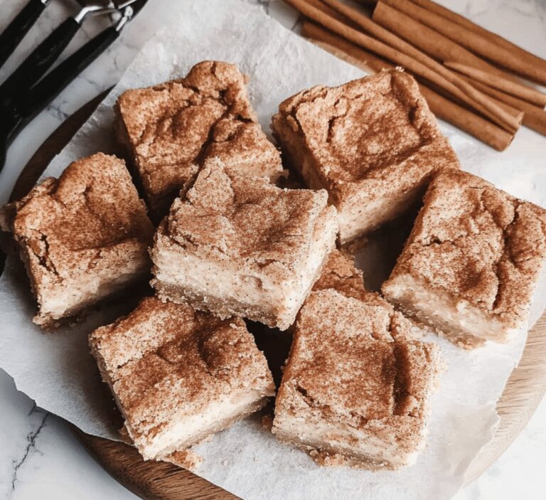 Heavenly Homemade Snickerdoodle Cheesecake Bars Recipe
