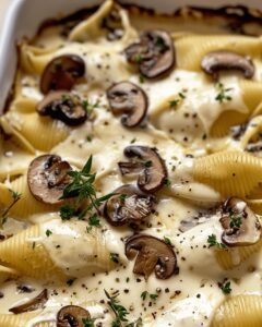 Cheesy Spinach And Mushroom Stuffed Shells Recipe