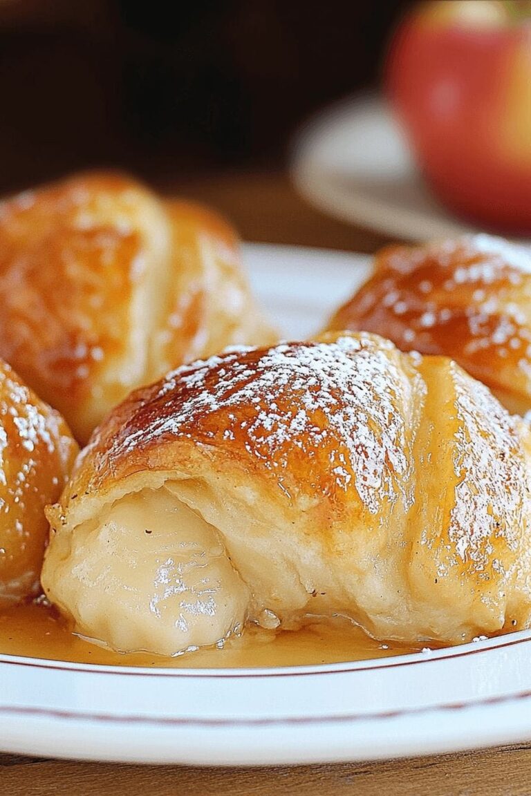 Crescent Roll Apple Dumplings Recipe
