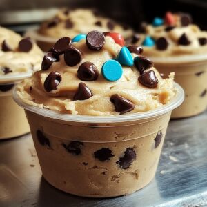 Dreamy Chocolate Chip Cookie Dough Cups Recipe
