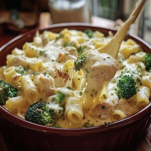 Cheesy Chicken And Broccoli Baked Alfredo Recipe