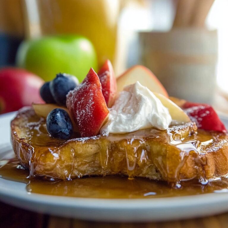 Crispy Caramel Apple French Toast Recipe