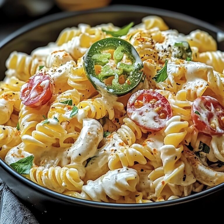 Spicy Jalapeno Popper Pasta Salad Recipe
