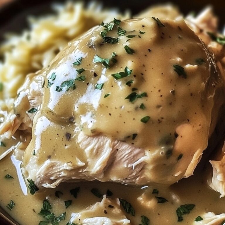Comforting Crockpot Chicken And Gravy Recipe