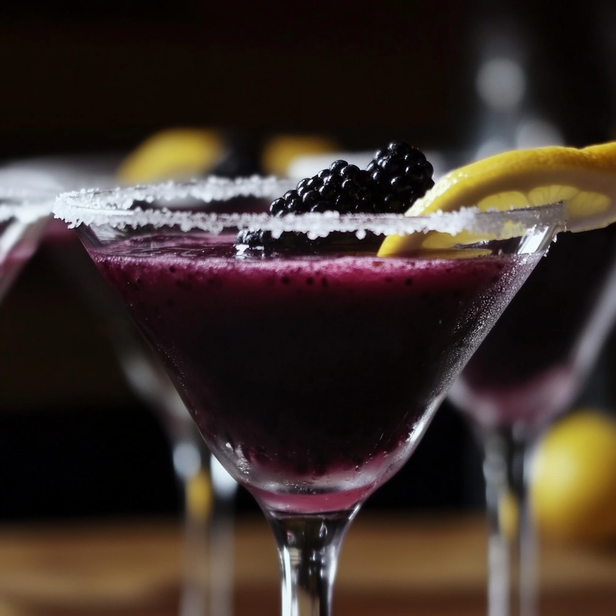 Sophisticated Blackberry Lemon Drop Martini Recipe