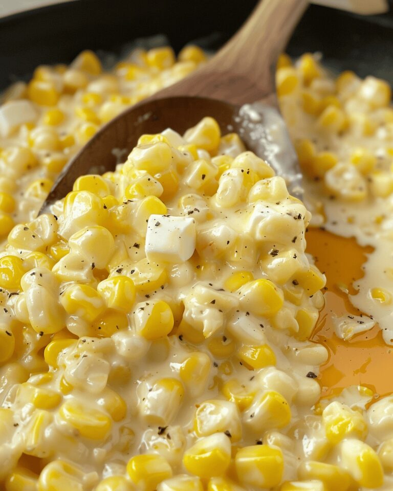 Honey-Glazed Creamy Corn Skillet Recipe