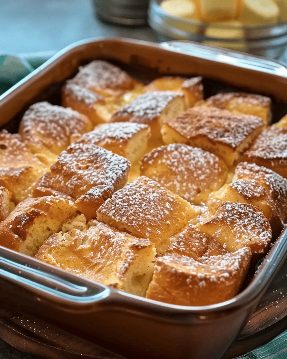 Overnight Cinnamon Nutmeg French Toast Casserole Recipe