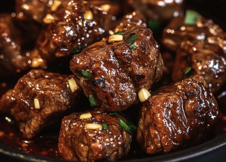 Honey Garlic Steak Bites Recipe