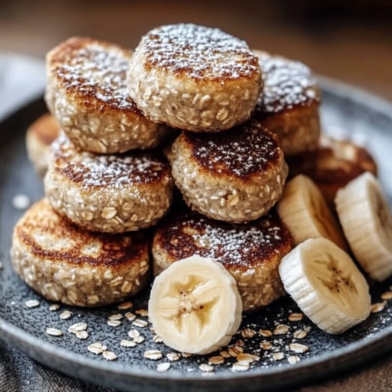 Healthy Cottage Cheese Banana Oat Protein Pancake Bites Recipe