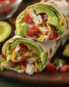 Chicken Avocado Ranch Wraps Recipe