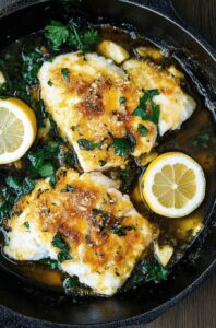 Baked Cod With Lemon And Garlic Recipe
