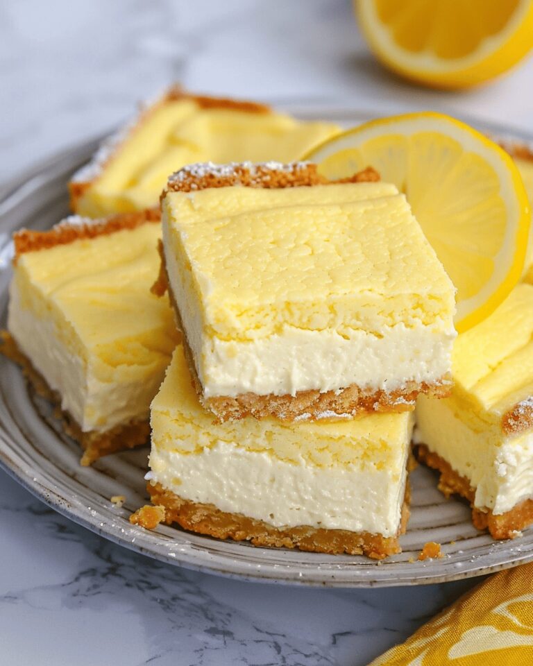 Keto Lemon Cheesecake Bars Recipe
