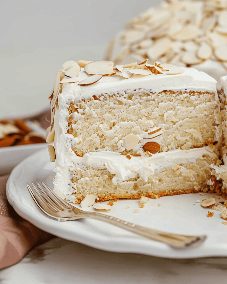 Almond Cream Cake Recipe