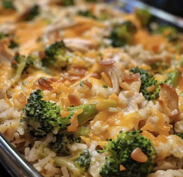 Hearty Broccoli, Rice, Cheese, And Chicken Casserole Recipe