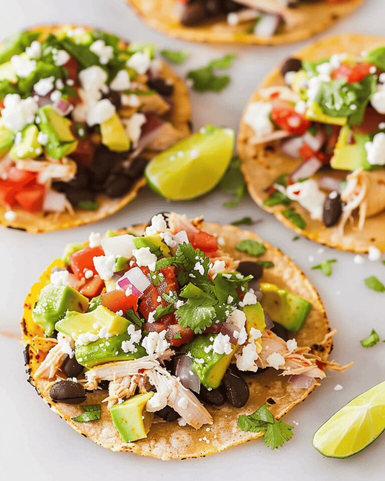 Crispy Chicken Tostadas With Avocado Salsa Recipe