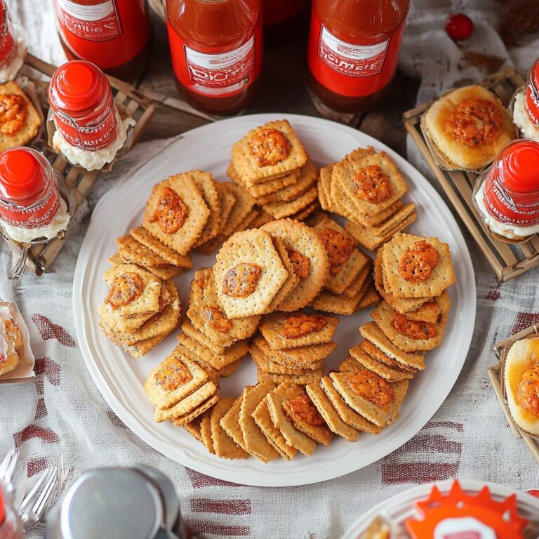 Crispy Crackers Party Sandwiches Recipe