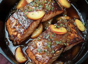 Bourbon Peach Salmon Recipe