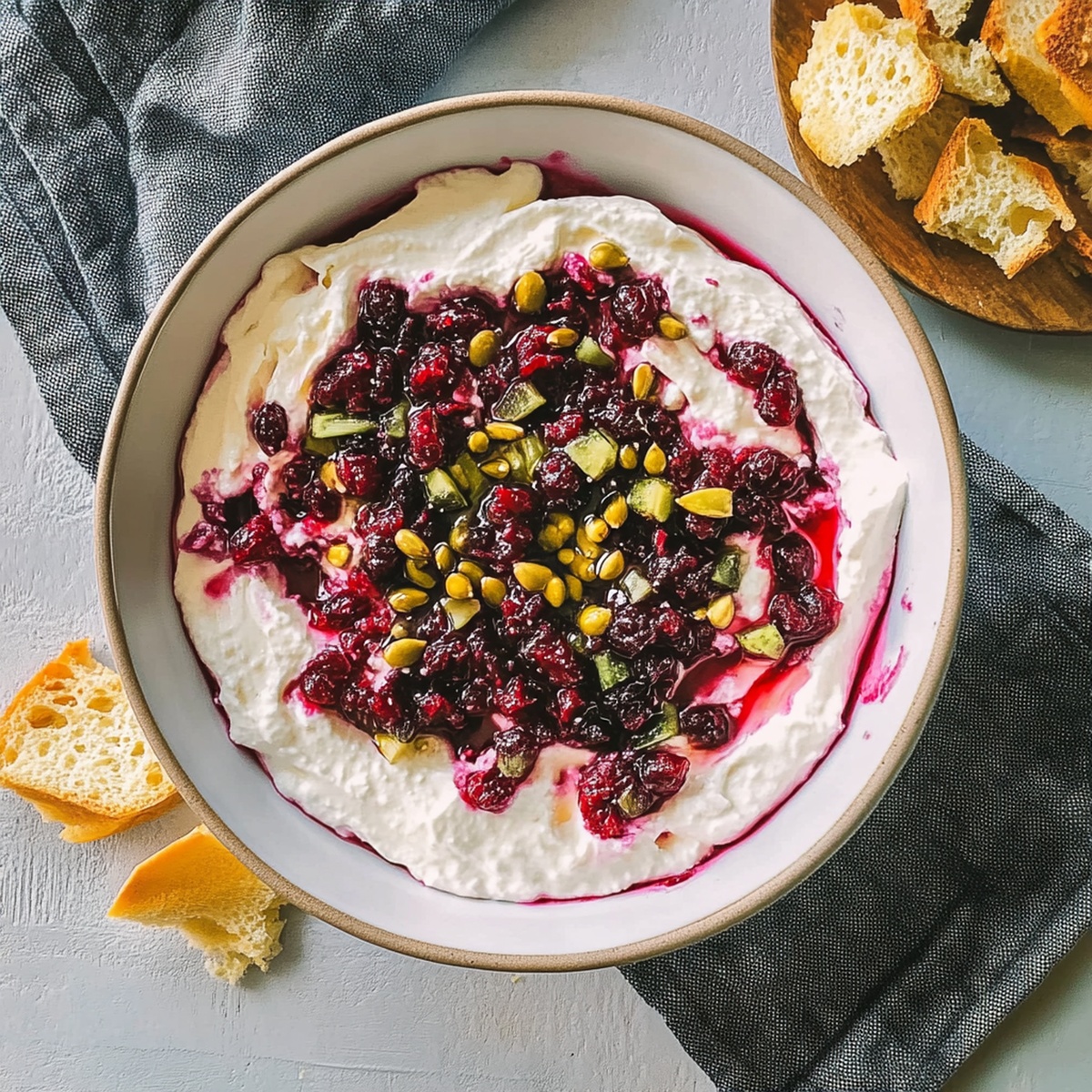Creamy Cranberry Whipped Feta Dip Recipe