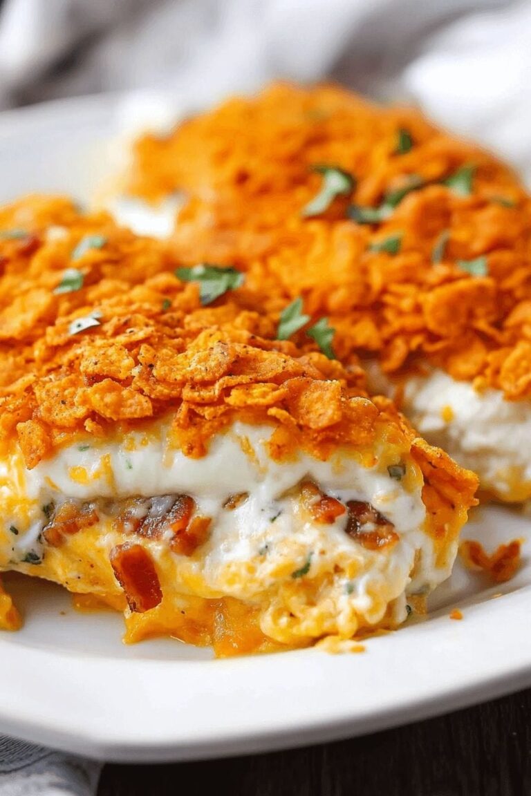 Cream Cheese And Bacon Stuffed Doritos Chicken Recipe