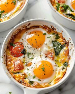 Baked Feta Eggs Recipe
