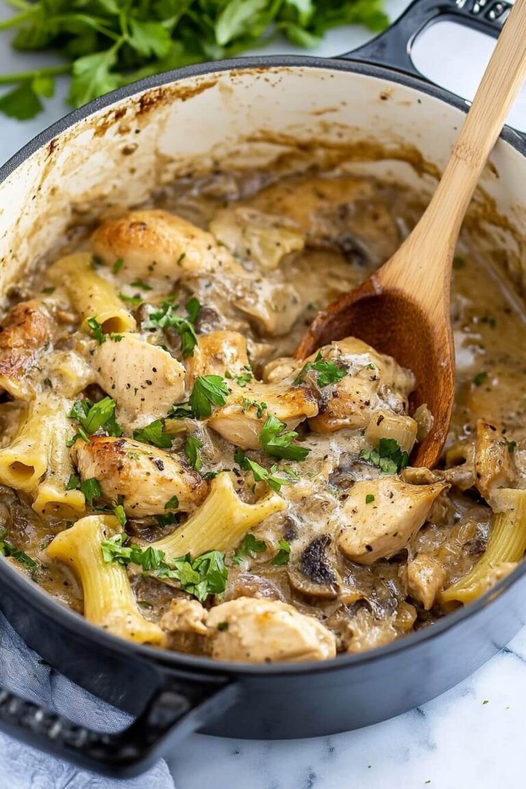 Chicken Marsala Casserole Recipe
