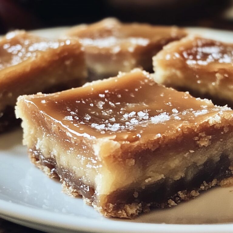 Heavenly Salted Caramel Butter Bars Recipe