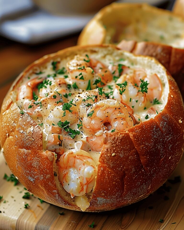Seafood Delight Bread Bowl Soup Recipe