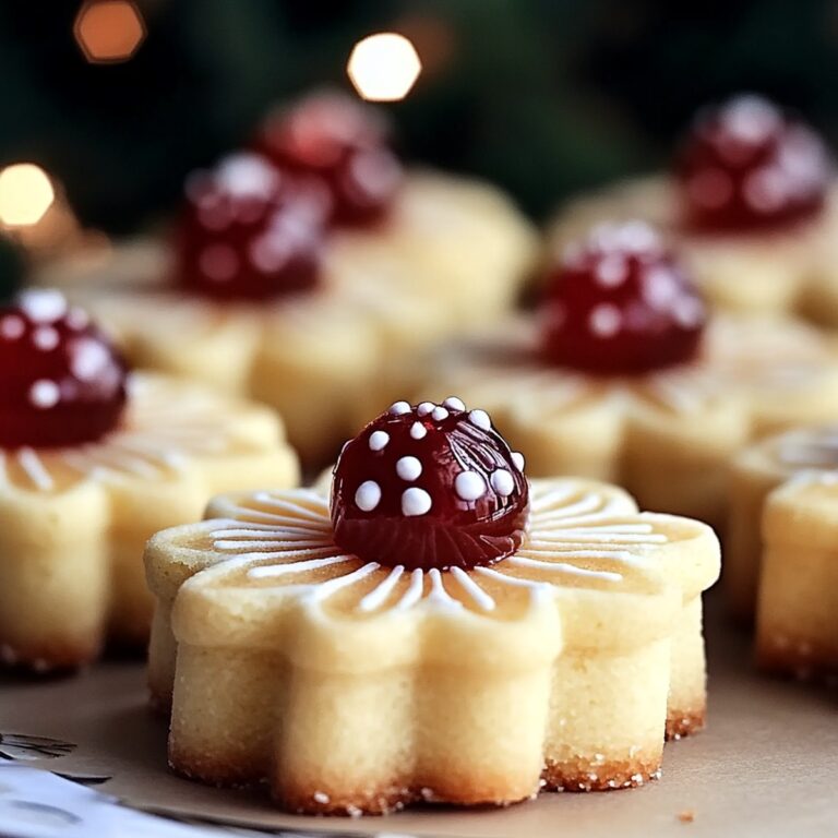 4-Ingredient Christmas Shortbread Cookies Recipe