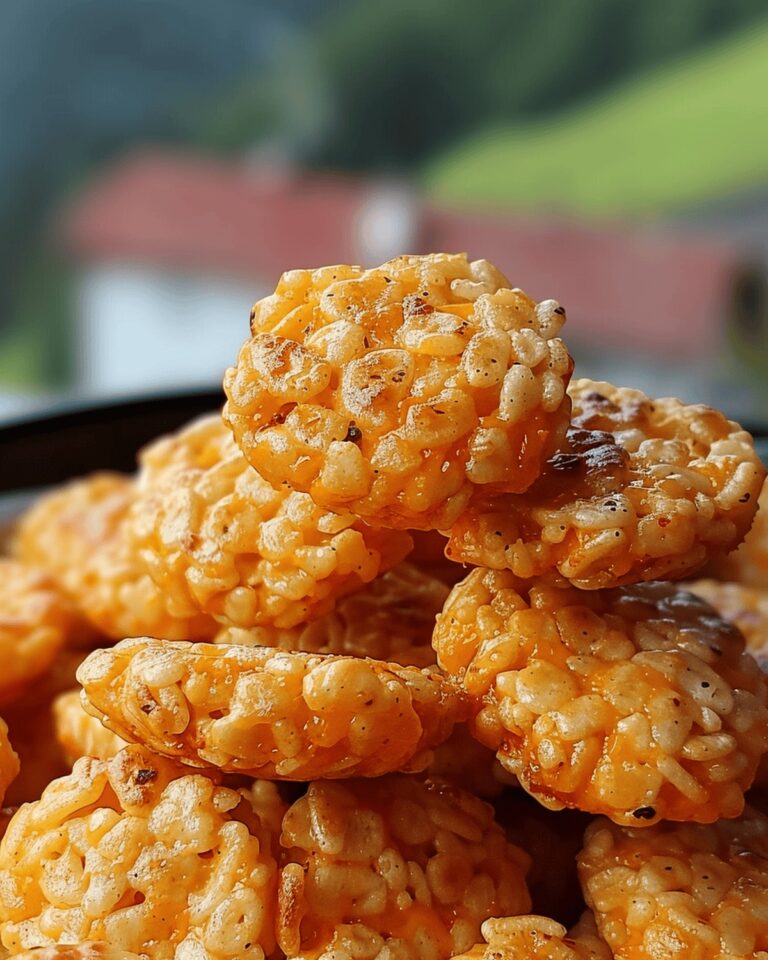 Rice Krispie Cheddar Bites Recipe