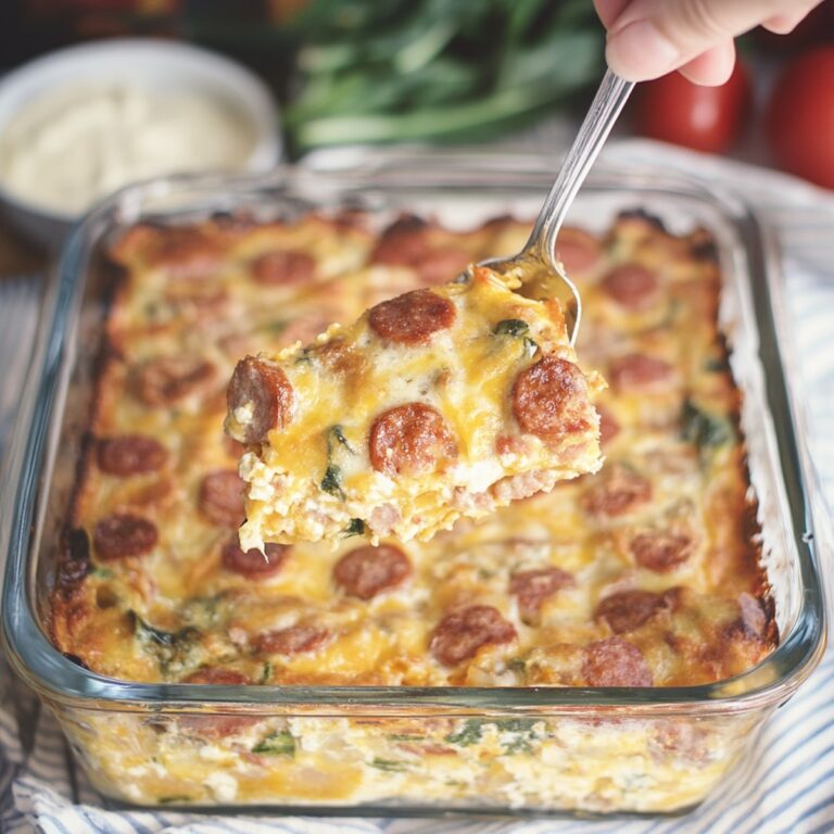 Hearty Sausage Breakfast Casserole Recipe