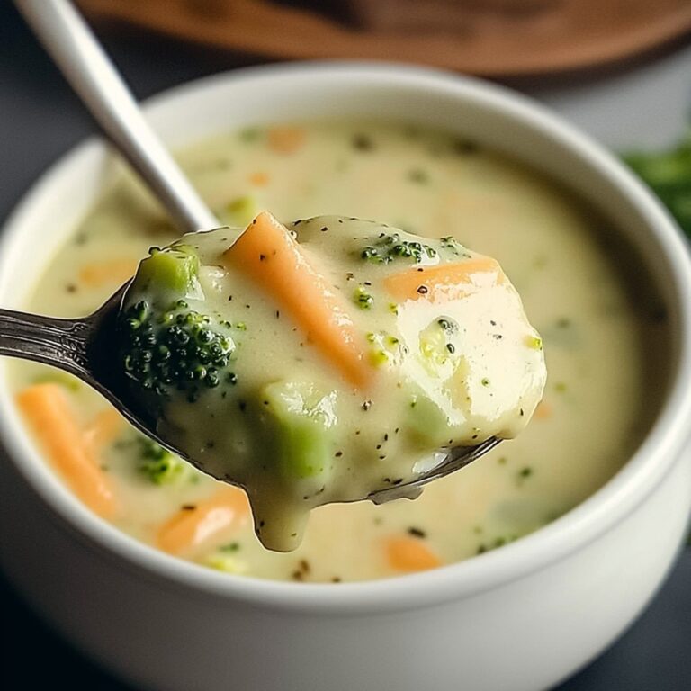Hearty Vegan Broccoli Cheddar Soup Recipe