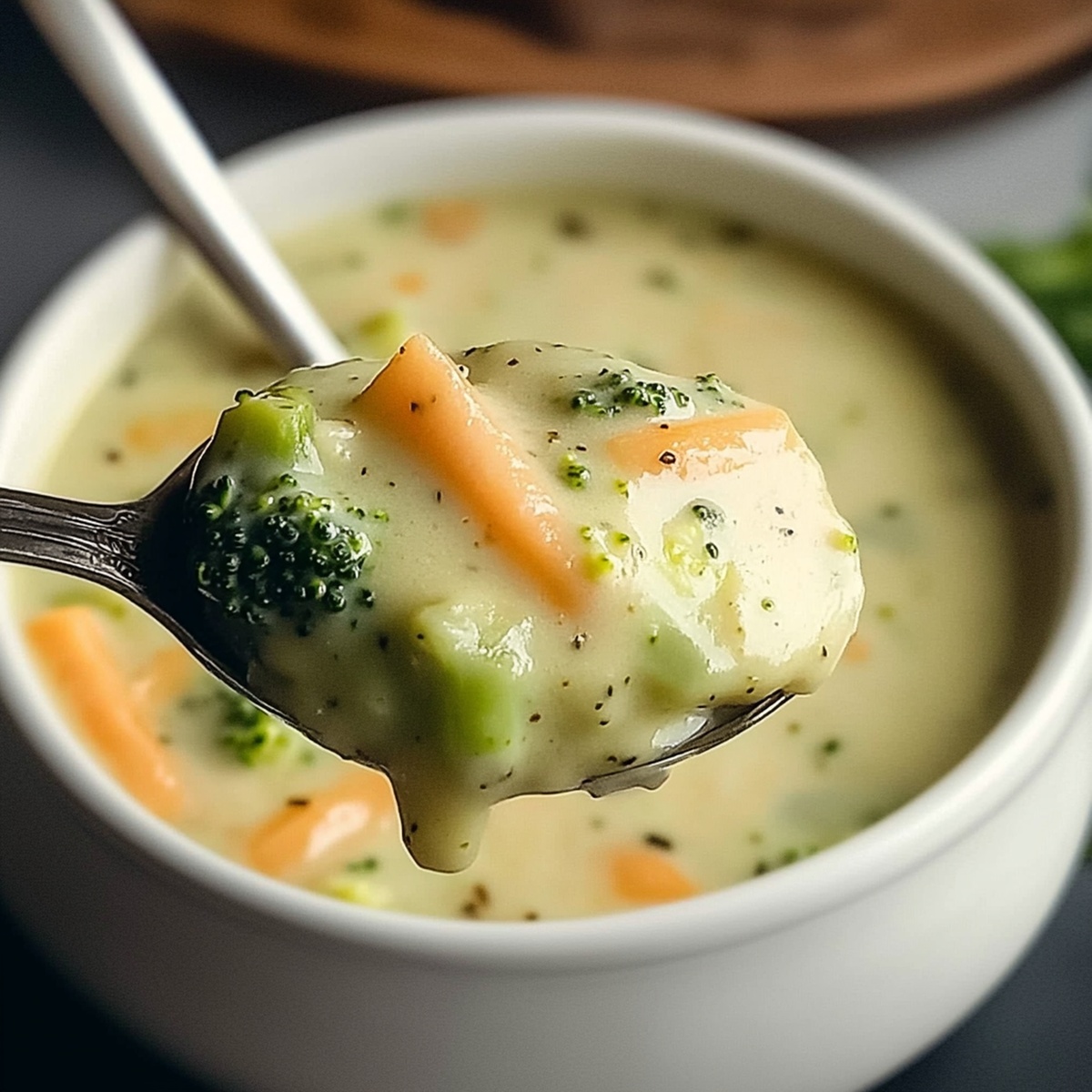 Hearty Vegan Broccoli Cheddar Soup Recipe