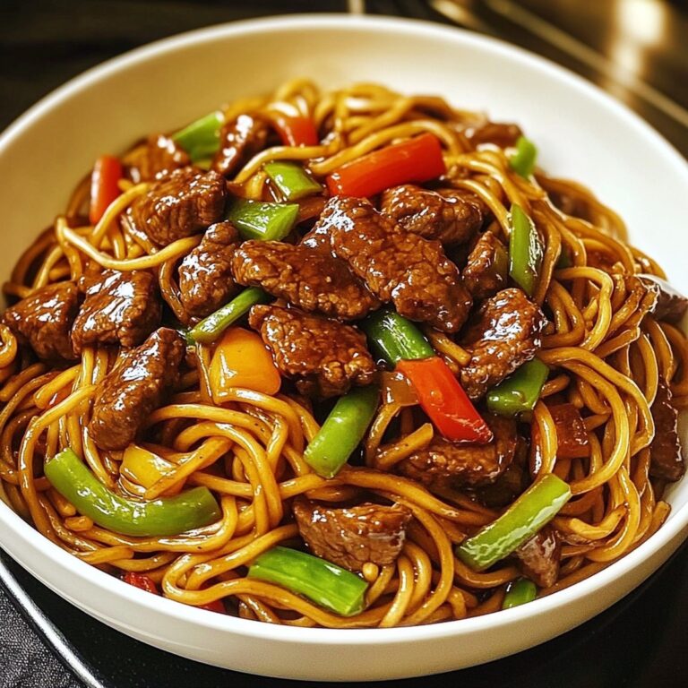 Tantalizing Beef Stir Fry With Noodles And Sticky Sauce Recipe