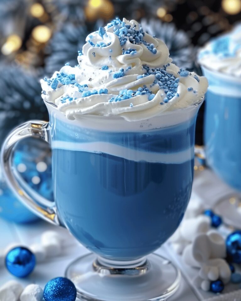 Frosty Blue Winter Cocoa Recipe