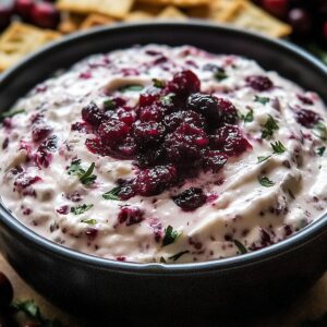 Spicy Holiday Cranberry Jalapeno Cream Cheese Dip Recipe