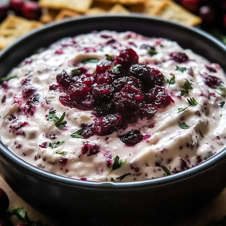 Spicy Holiday Cranberry Jalapeno Cream Cheese Dip Recipe