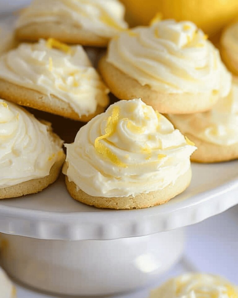 Butter Cookies with Lemon Cream Cheese Frosting Recipe