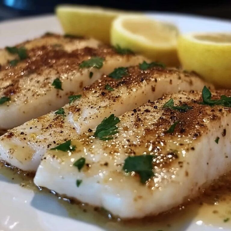 Succulent Lemon Butter Fish Fillet Recipe