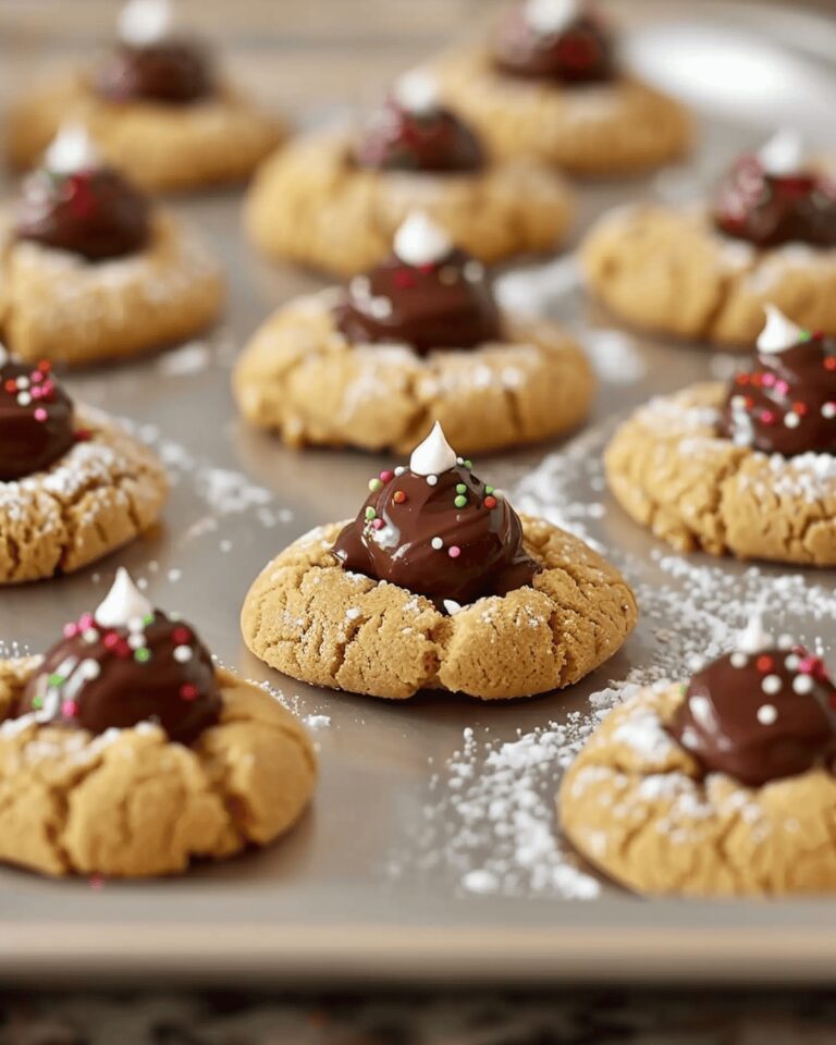 Peanut Butter Chocolate Kiss Delight Cookies Recipe