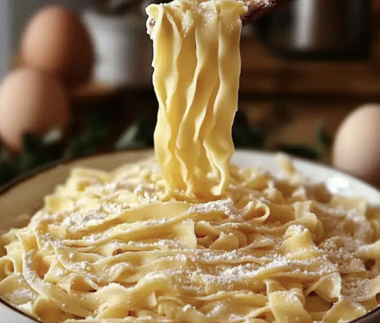 Silky Homemade Egg Noodles Recipe
