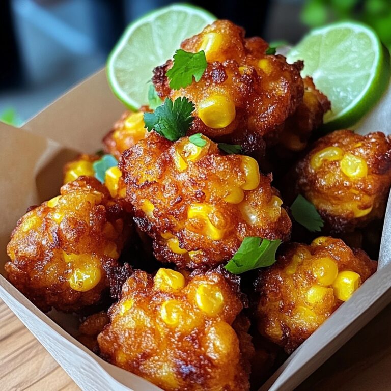Crispy Mexican Street Corn Fritters Recipe