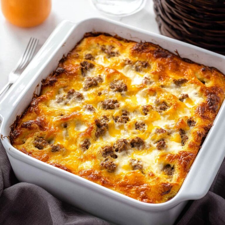 Hearty Crescent Roll Breakfast Casserole Recipe